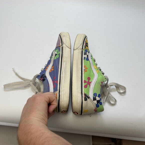 Vans Old Skool 36 DX Pyschedelic Floral AOP Boho Groovy Multicolor Women 7 US - Picture 12 of 14